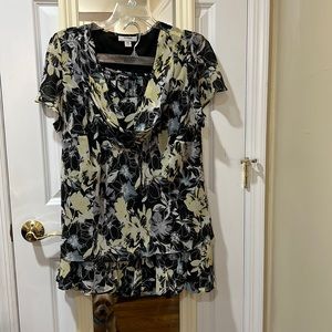 Two piece skirt blouse set